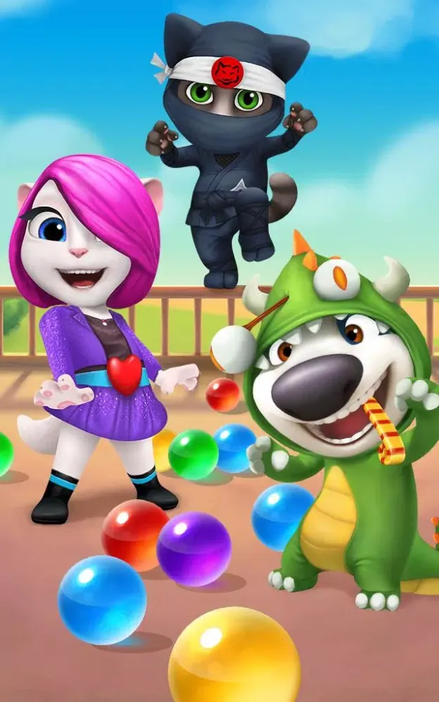 Talking Tom Bubble Shooter स्क्रीनशॉट