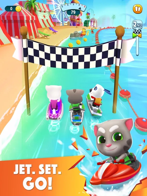 Zrzuty ekranu Talking Tom Jetski 2 iPad 