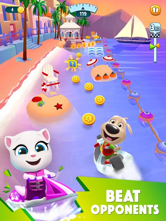 Zrzuty ekranu Talking Tom Jetski 2 iPad 
