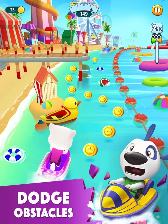 Zrzuty ekranu Talking Tom Jetski 2 iPad 