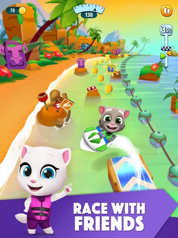 Zrzuty ekranu Talking Tom Jetski 2 iPad 