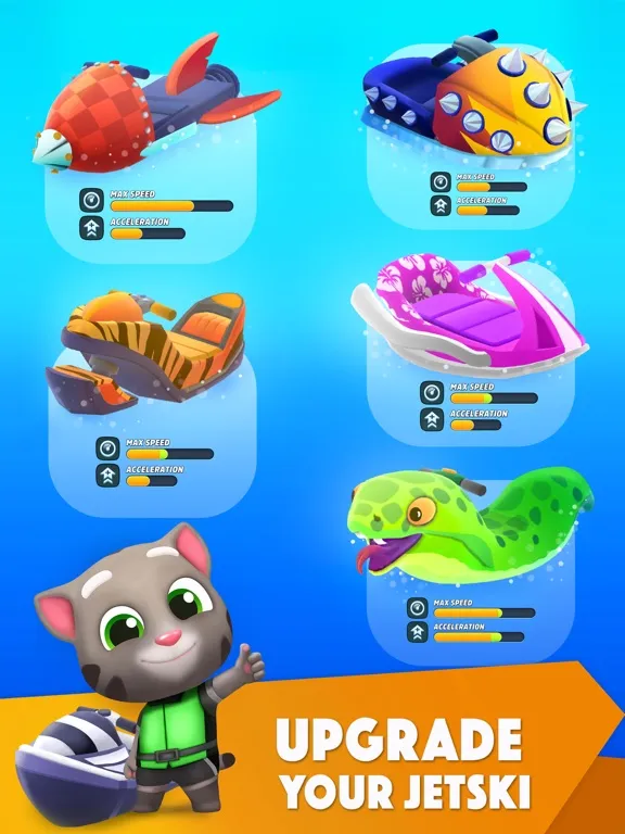 Zrzuty ekranu Talking Tom Jetski 2 iPad 