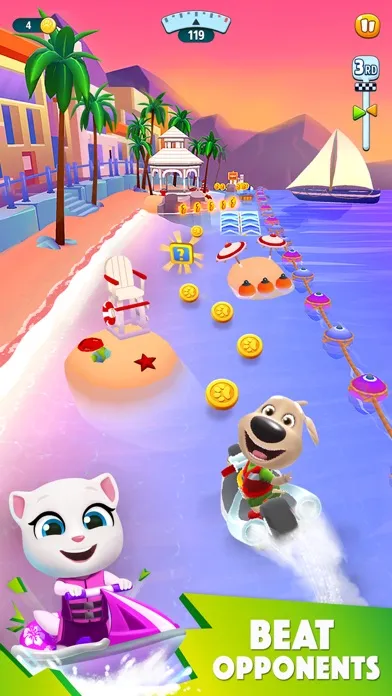 Zrzuty ekranu Talking Tom Jetski 2