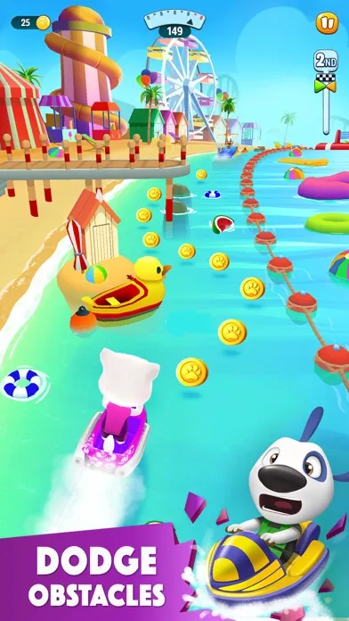 Zrzuty ekranu Talking Tom Jetski 2