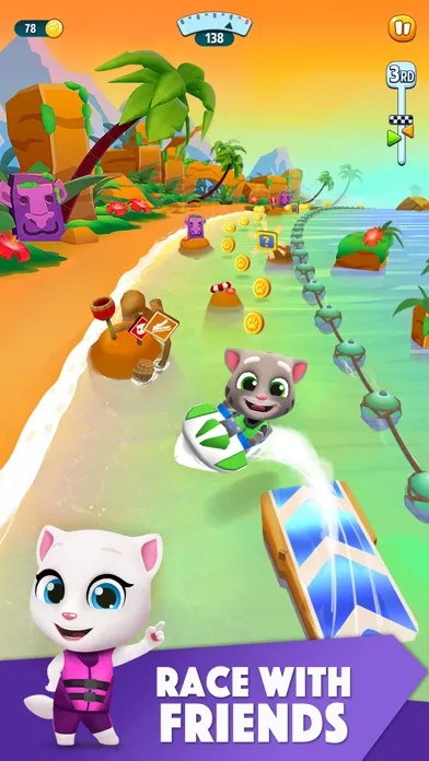 Zrzuty ekranu Talking Tom Jetski 2
