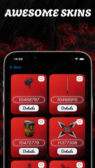 Screenshot di RBLX Codes & Skins for Roblox