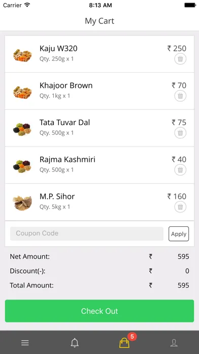 Ảnh chụp màn hình của Raashan - Online Grocery Store