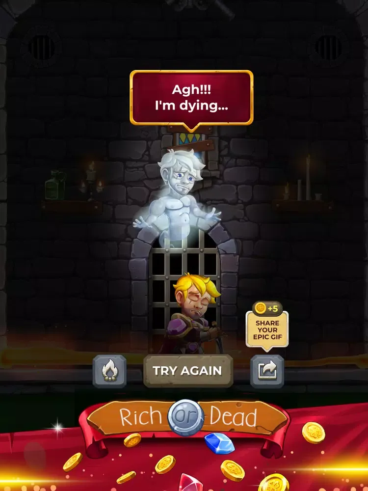 Captures d'écran de Lucky Knight - Rich or Dead iPad 