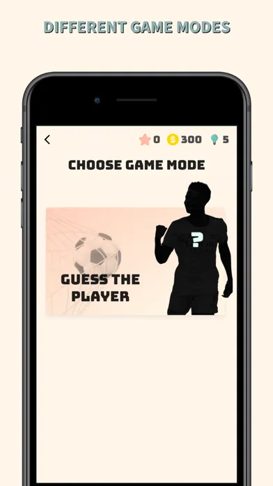 Capturas de tela do OT Football Quiz
