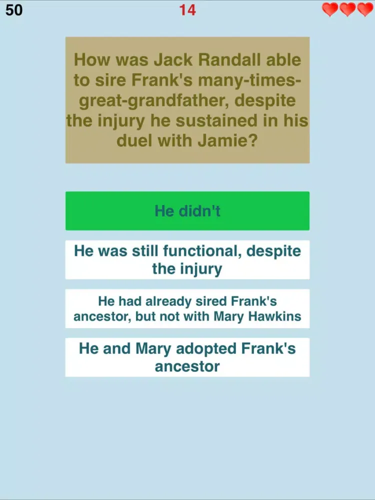 Скриншоты Trivia for Outlander - Super Fan Quiz for Outlander Trivia - Collector's Edition iPad 
