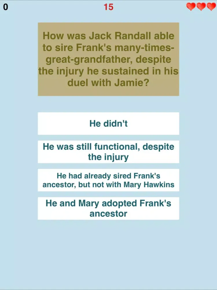 Скриншоты Trivia for Outlander - Super Fan Quiz for Outlander Trivia - Collector's Edition iPad 