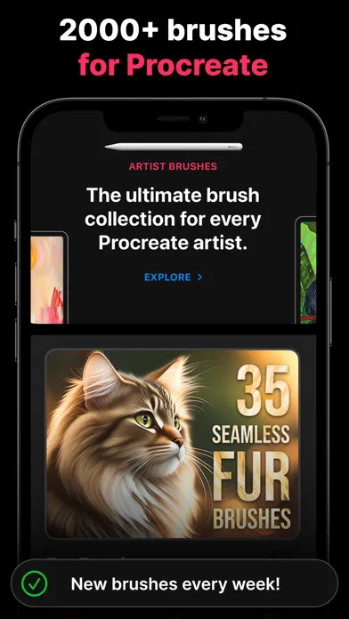 Capturas de pantalla de Artist Brushes for Procreate