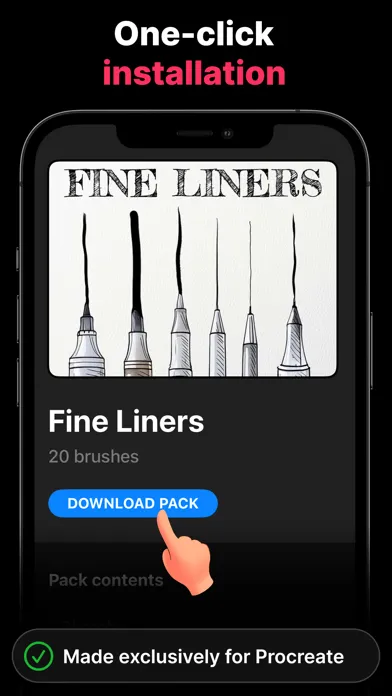 Capturas de pantalla de Artist Brushes for Procreate