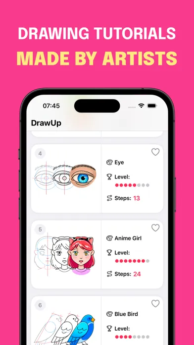 Tangkapan skrin DrawUp - Learn To Draw