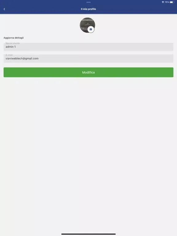 Скриншоты PdA Admin iPad 