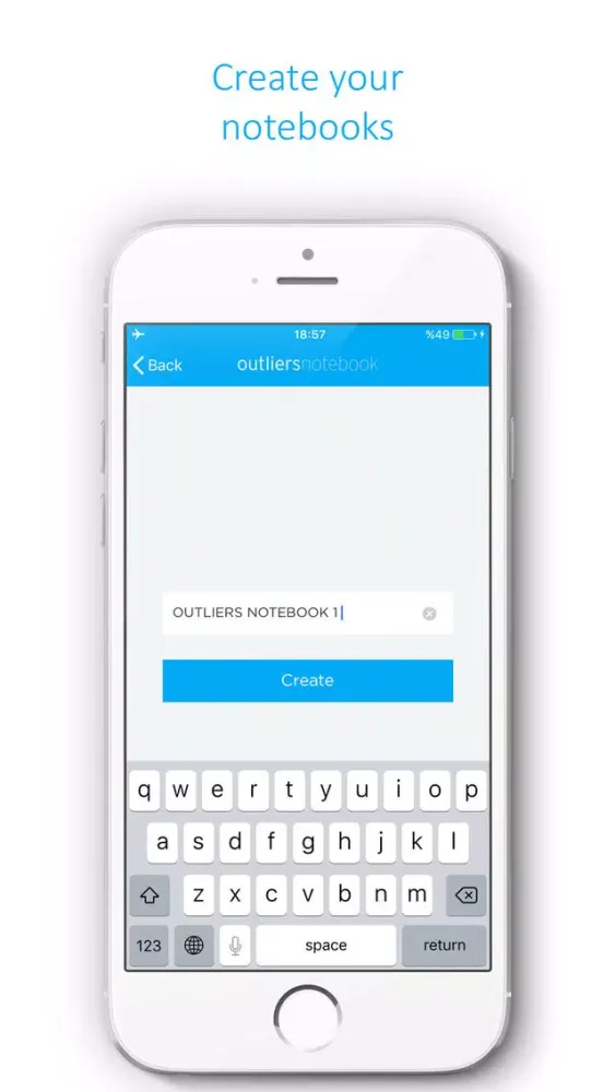 Capturas de pantalla de Outliers Notebook | Scan notes and share PDF files