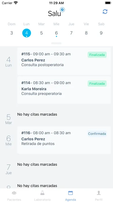 Tangkapan skrin Salu Médicos