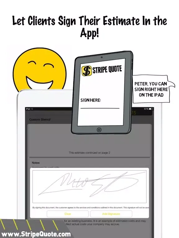 Stripe Quote iPad 應用截圖