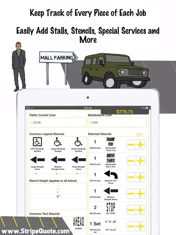 Stripe Quote iPad 應用截圖