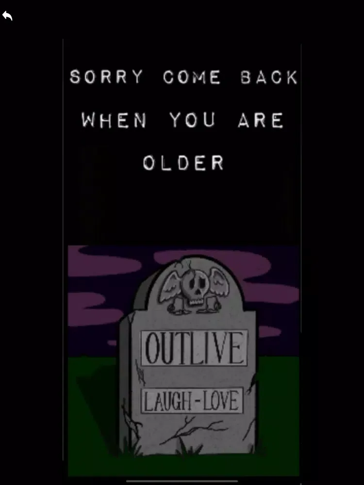 Tangkapan skrin Outlive Laugh Love iPad 