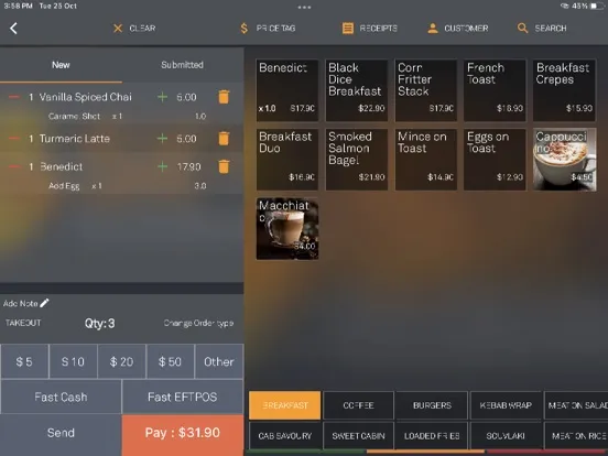 Sipo Cloud POS iPad  스크린샷