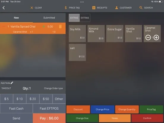 Sipo Cloud POS iPad  스크린샷