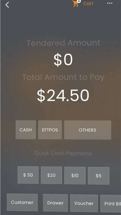 Sipo Cloud POS 스크린샷