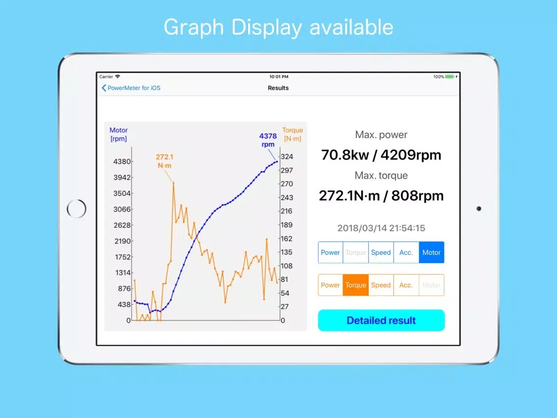Vehicle Power Meter iPad 應用截圖