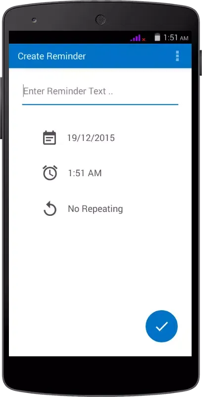 Tangkapan layar Reminder Pro