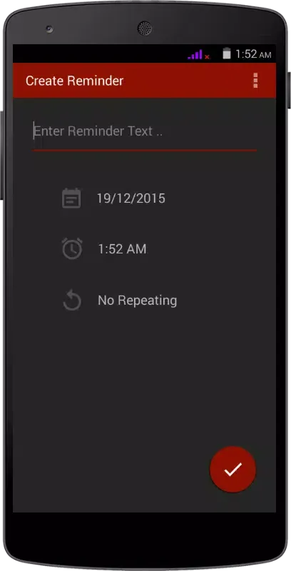 Tangkapan layar Reminder Pro