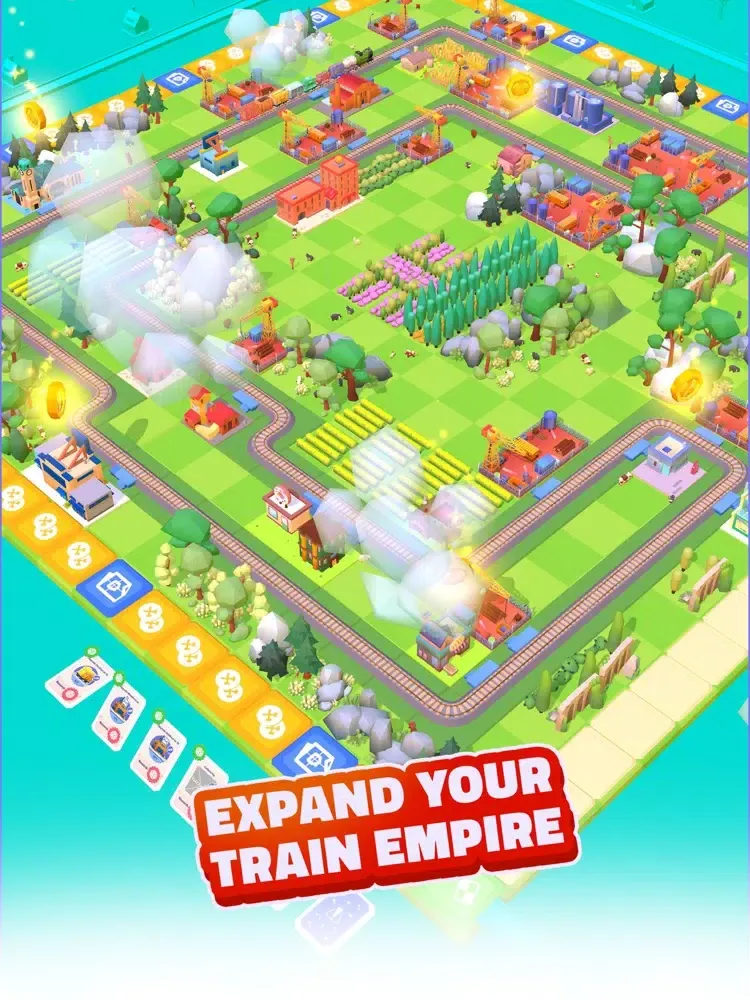 Screenshot di Board Trains: Idle Tycoon iPad 