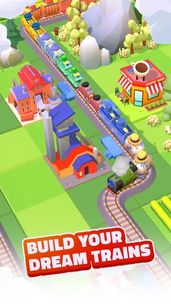 Screenshot di Board Trains: Idle Tycoon