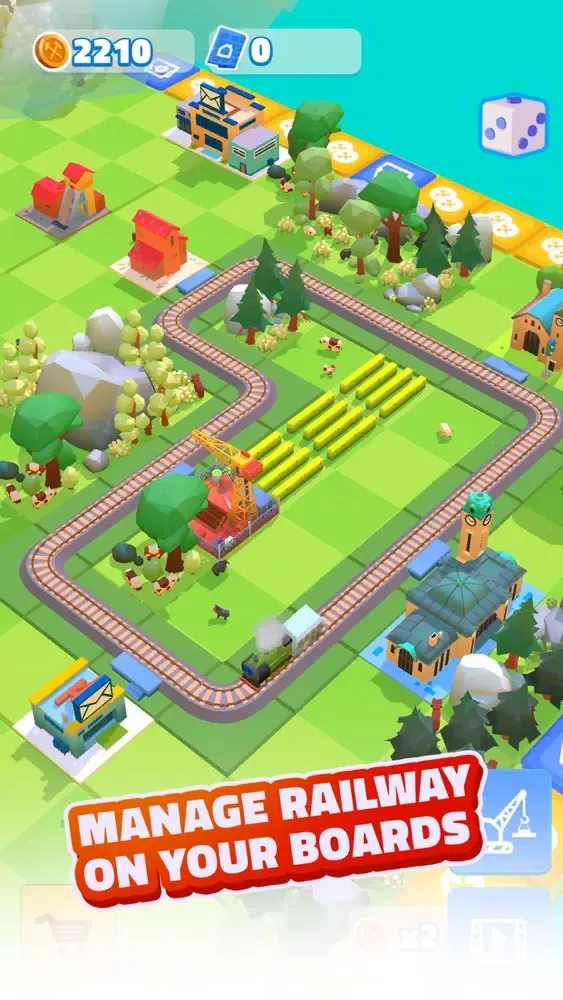 Screenshot di Board Trains: Idle Tycoon