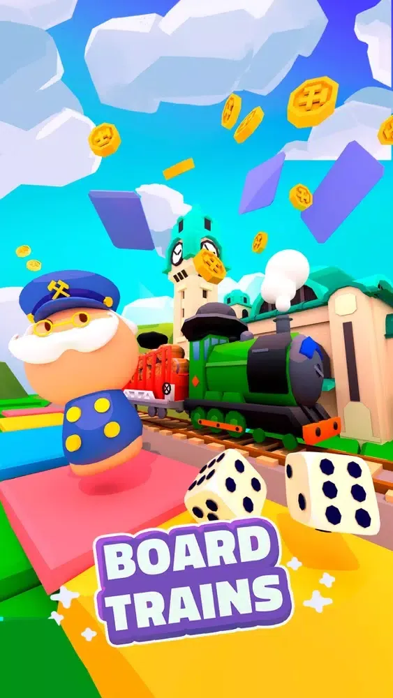 Screenshot di Board Trains: Idle Tycoon