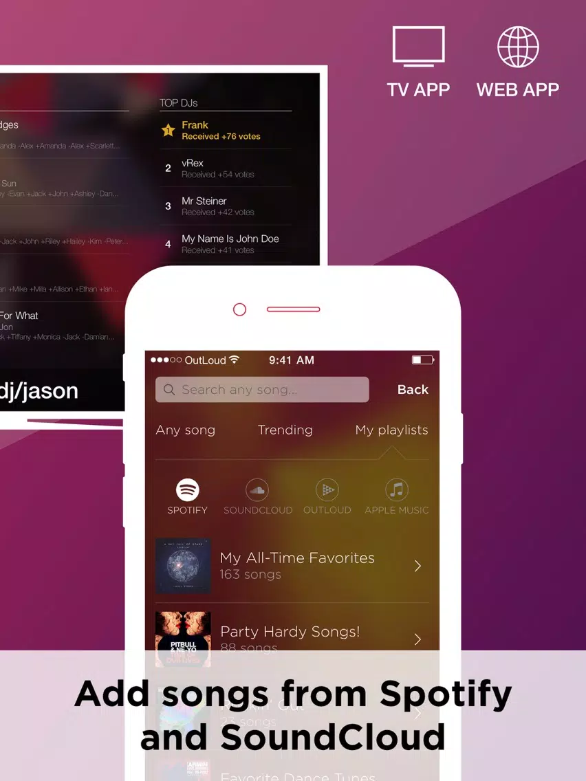 صور OutLoud Social Jukebox iPad 