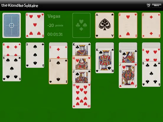 Tangkapan layar The Klondike Solitaire iPad 