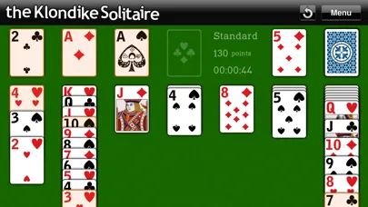 Tangkapan layar The Klondike Solitaire