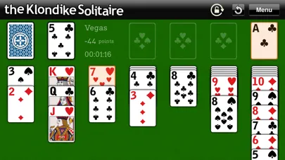 Tangkapan layar The Klondike Solitaire