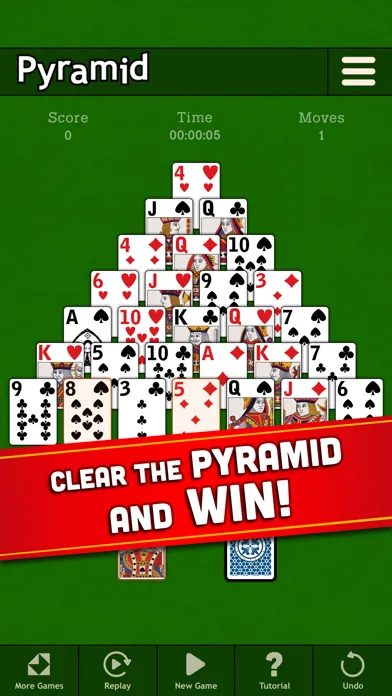 Pyramid - Classic Solitaire स्क्रीनशॉट