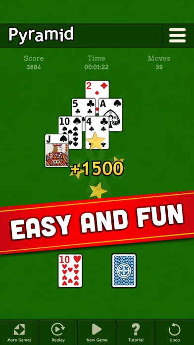 Pyramid - Classic Solitaire स्क्रीनशॉट