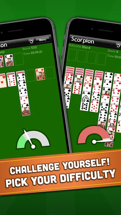 Capturas de tela do The Scorpion Solitaire