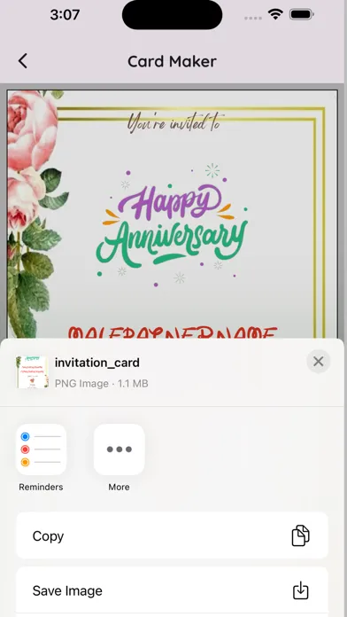 Скриншоты Invite Maker | Card Creator