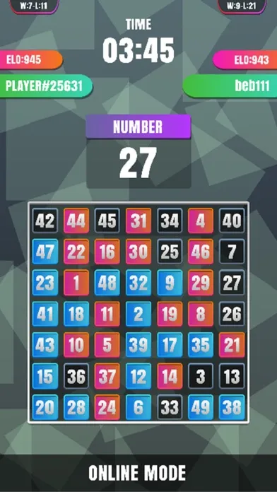 Zrzuty ekranu Finding Number 1 To 100 Online