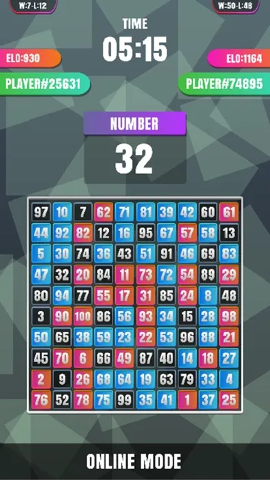 Zrzuty ekranu Finding Number 1 To 100 Online