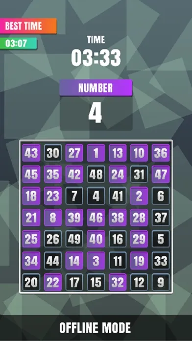 Zrzuty ekranu Finding Number 1 To 100 Online