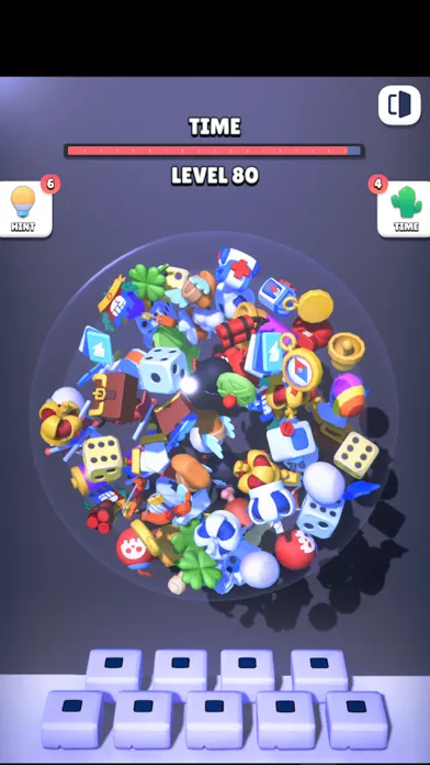 ภาพหน้าจอของ Match Tripple Ball 3D Online