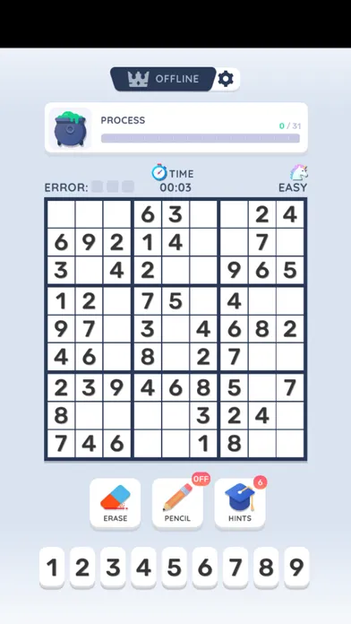 Capturas de tela do Classic Sudoku Online