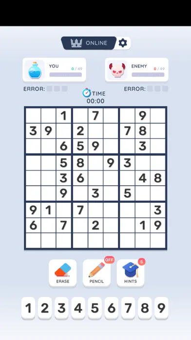 Capturas de tela do Classic Sudoku Online