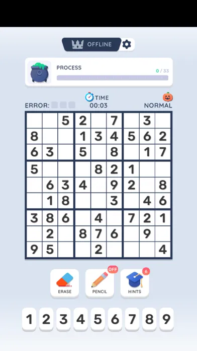 Capturas de tela do Classic Sudoku Online