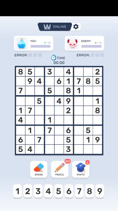 Capturas de tela do Classic Sudoku Online